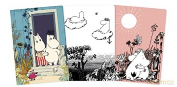 Moomin Set of 3 Midi Notebooks (Midi Notebook Collections) - Flame Tree Studio [KSIĄŻKA]