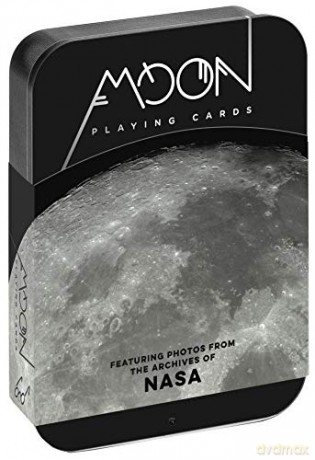 Moon Playing Cards: Featuring photos from the archives of NASA - Chronicle Books [KSIĄŻKA]