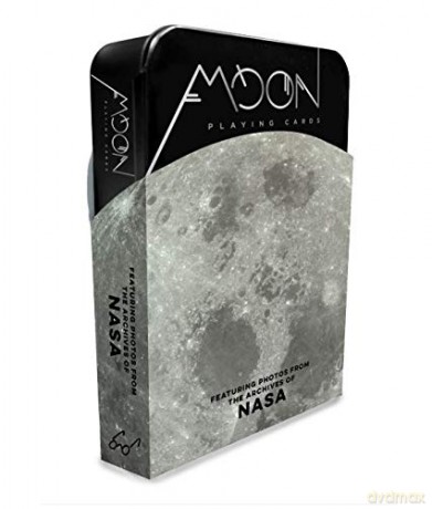 Moon Playing Cards: Featuring photos from the archives of NASA - Chronicle Books [KSIĄŻKA]