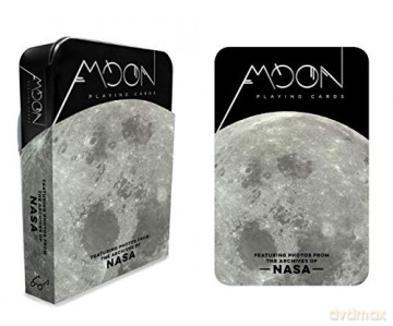 Moon Playing Cards: Featuring photos from the archives of NASA - Chronicle Books [KSIĄŻKA]