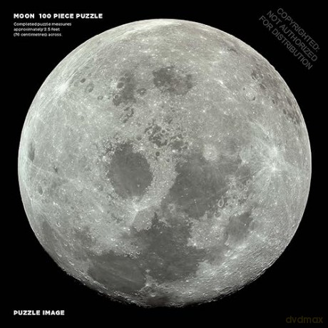 Moon: 100 Piece Puzzle - Nasa [PUZZLE]
