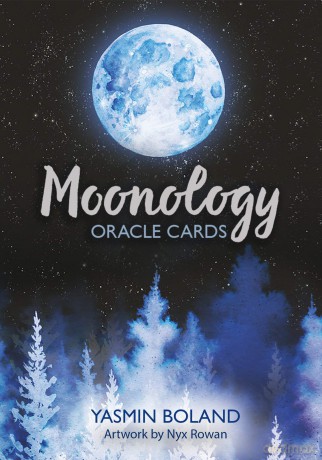 Moonology Book With Moonology Oracle Cards (Cards) Collection Set by Yasmin Boland - Yasmin Boland [KSIĄŻKA]