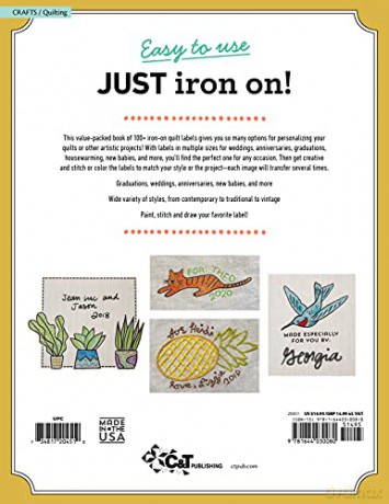 More Best-Ever Iron-On Quilt Labels: 100+ designs for graduation, wedding, baby and more - Casey Dukes [KSIĄŻKA]