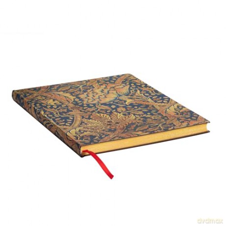 Morris Windrush (William Morris) Ultra Lined Journal: Flexi softcover, 100 gsm, ribbon marker, memento pouch, book edge printing - Paperblanks [KALENDARZ]
