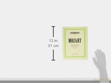 Mozart: Oboe Quartet in F K370 (368b) (Arranged for Oboe and Piano) (EP7077) (Edition Peters) - Wolfgang Amadeus Mozart [KSIĄŻKA]