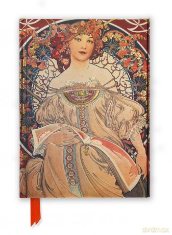 Mucha: Reverie (Foiled Journal): 16 (Flame Tree Notebooks, 16) - Flame Tree Studio [KSIĄŻKA]
