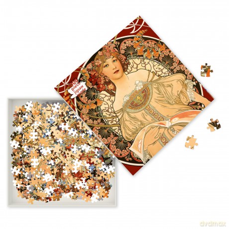 Mucha: Reverie Jigsaw: 1000 piece jigsaw (1000-piece jigsaws): 1000-piece Jigsaw Puzzles - Flame Tree Studio [PUZZLE]