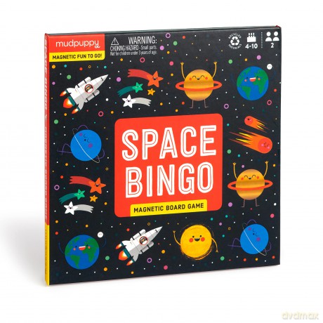 Mudpuppy 9780735377332 Space Magnetic Bingo - Mudpuppy [KSIĄŻKA]