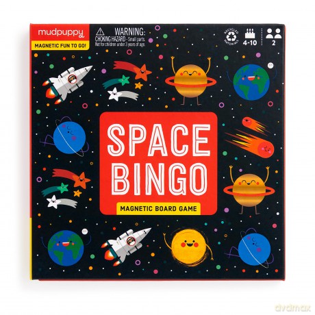Mudpuppy 9780735377332 Space Magnetic Bingo - Mudpuppy [KSIĄŻKA]