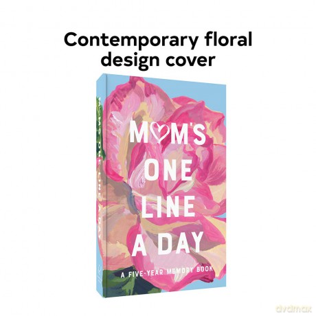 Mum's Floral One Line a Day: A Five-Year Memory Book - Chronicle Books [KSIĄŻKA]