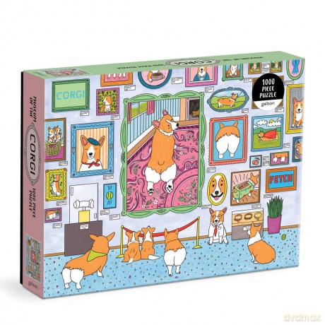 Museum of the Corgi 1000 Piece Puzzle - Ava Puckett [PUZZLE]