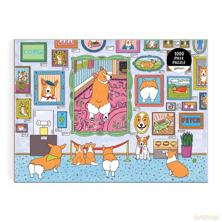 Museum of the Corgi 1000 Piece Puzzle - Ava Puckett [PUZZLE]