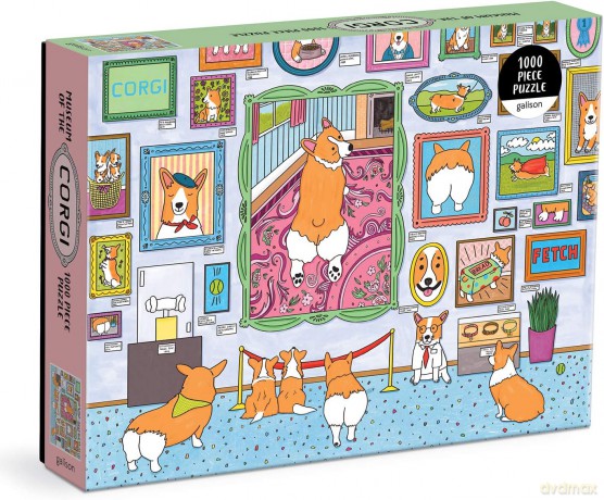 Museum of the Corgi 1000 Piece Puzzle - Ava Puckett [PUZZLE]