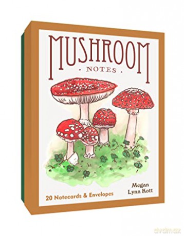 Mushroom Notes: 20 Notecards and Envelopes - Megan Lynn Kott [KALENDARZ]