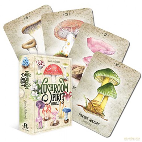 Mushroom Spirit Oracle: (36 Gilded Cards and 112-Page Full-Color Guidebook) - Nicola McIntosh [KSIĄŻKA]