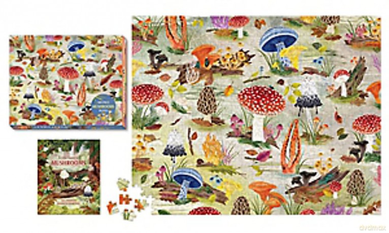 Mushrooms 500-Piece Puzzle (This Is a Book for People Who Love) - Meg Madden [KSIĄŻKA]
