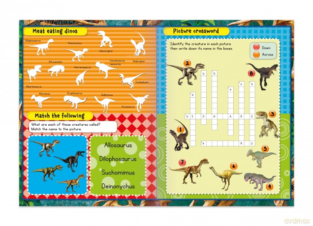 My Book of 100 Stickers - Dinosaurs | 100 Reusable Stickers | Activity Book - Npp [KSIĄŻKA]