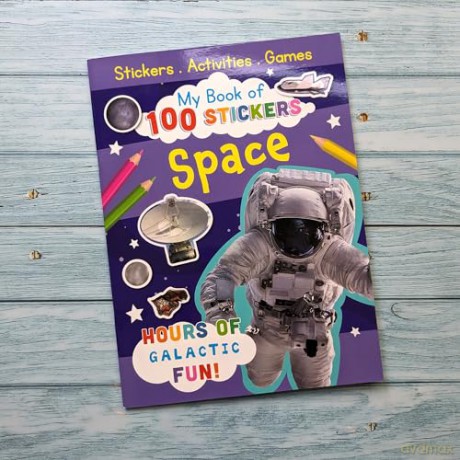 My Book of 100 Stickers - Space | 100 Reusable Stickers | Activity Book - Npp [KSIĄŻKA]