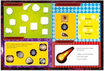 My Book of 100 Stickers - Space | 100 Reusable Stickers | Activity Book - Npp [KSIĄŻKA]