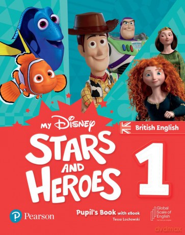 My Disney Stars and Heroes British Edition Level 1 Pupil's Book with eBook and Digital Activities - Amanda Davies [KSIĄŻKA]