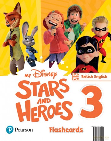 My Disney Stars and Heroes British Edition Level 3 Flashcards (Friends and Heroes) [KSIĄŻKA]