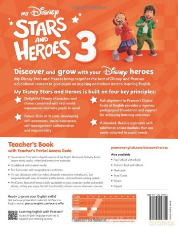 My Disney Stars and Heroes British Edition Level 3 Teacher's Book with eBooks and Digital Resources (Friends and Heroes) [KSIĄŻKA]