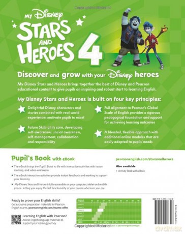 My Disney Stars and Heroes British Edition Level 4 Pupil's Book with eBook and Digital Activities (Friends and Heroes) - Anna Osborn [KSIĄŻKA]
