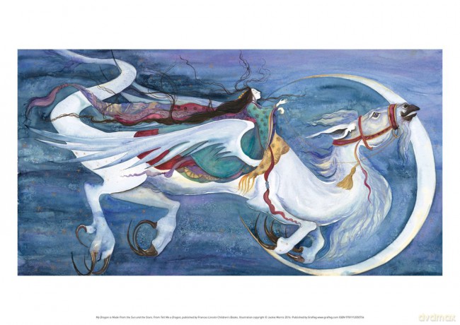 My Dragon is Made from the Sun and the Stars - Jackie Morris Poster - Jackie Morris [KSIĄŻKA]
