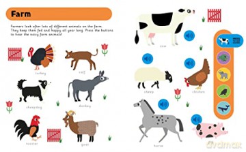 My First Animals (Early Learning Sound Book) [KSIĄŻKA]