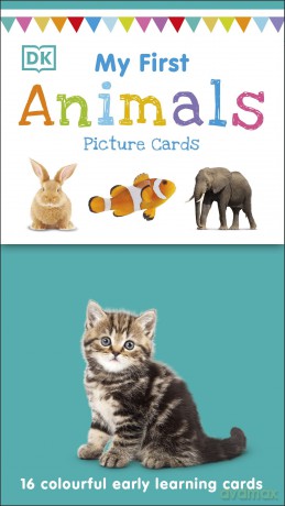 My First Animals: 16 colourful early learning cards [KSIĄŻKA]