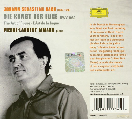 Pierre-Laurent Aimard: Bach:Die Kunst Der Fuge (digipack) [CD]
