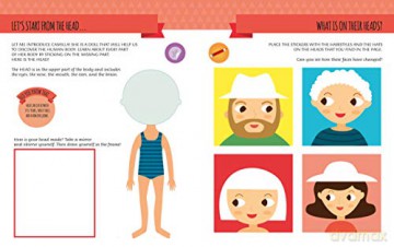 My First Book of the Human Body: Montessori Activity Book - Chiara Piroddi [KSIĄŻKA]