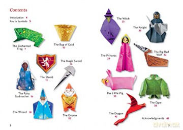 My First Origami Fairy Tales Kit: Paper Models of Knights, Princesses, Dragons, Ogres and More! (includes Folding Sheets, Easy-to-Read Instructions, Story Backdrops, 85 stickers) - Joel Stern [KSIĄŻKA]