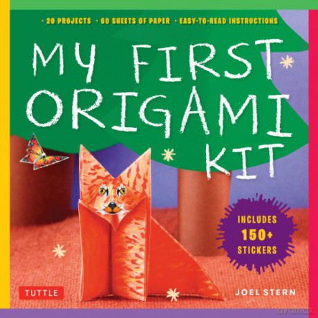 My First Origami Kit: 20 Kid-Tested Sticker Fun Projects: (Origami Kit with Book, 60 Papers, 150 Stickers, 20 Projects) - Joel Stern [KSIĄŻKA]