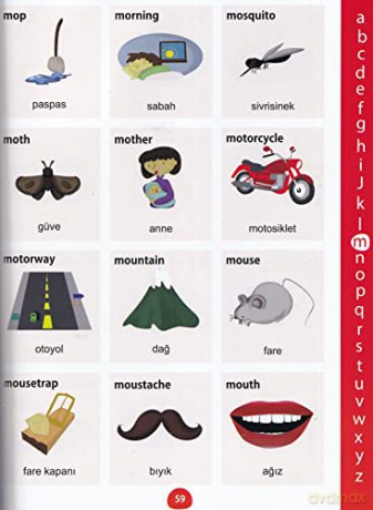 My First Picture Dictionary: English-Turkish with over 1000 words - M. Watson [KSIĄŻKA]