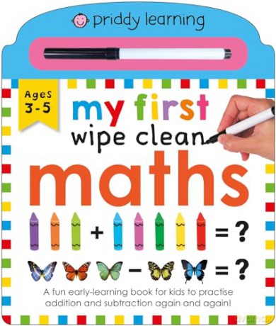 My First Wipe Clean Maths (2) (My First Wipe Clean, 2) - Roger Priddy [KSIĄŻKA]