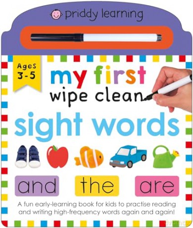 My First Wipe Clean Sight Words (1) (My First Wipe Clean, 1) - Roger Priddy [KSIĄŻKA]