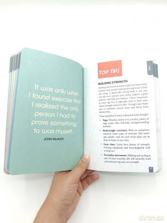 My Fitness Tracker: A Journal to Help You Map Out and Improve Your Health and Well-Being - Anna Barnes [KALENDARZ]