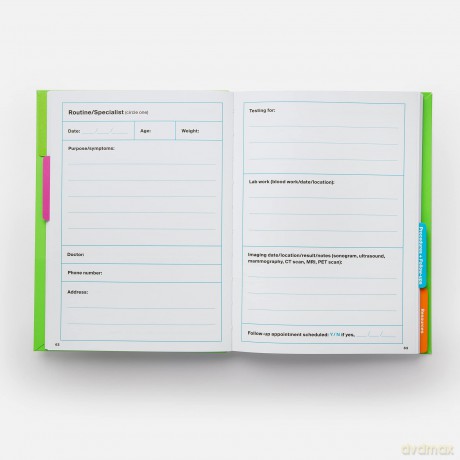 My Health Record: A Journal for Tracking Doctor's Visits, Medications, Test Results, Procedures, and Family History: Important Document Organizer - Potter Gift [KSIĄŻKA]