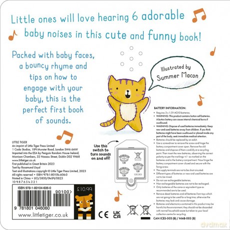 My Little Book of Sounds: Baby Talk - Rosamund Lloyd [KSIĄŻKA]