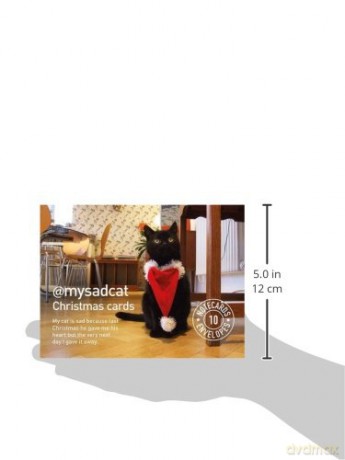 My Sad Cat Christmas Cards - Tom Cox [KSIĄŻKA]