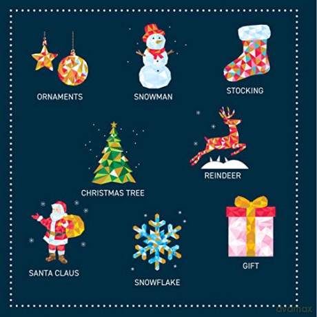 My Sticker Paintings: Christmas: 8 Magnificent Paintings (Happy Fox Books) Paint by Sticker For Kids 6-10 - Holiday Ornaments, Stocking, and More, with 60-100 Removable, Reusable Stickers per Design - Logan Powell [KSIĄŻKA]