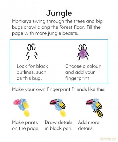 My Very First Fingerprint Animals - iSeek [KSIĄŻKA]
