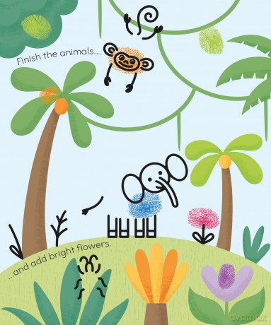My Very First Fingerprint Animals - iSeek [KSIĄŻKA]