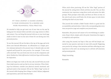 My Yoga Journey (Yoga with Kassandra, Yoga Journal): A Guided Journal - Kassandra Reinhardt [KALENDARZ]