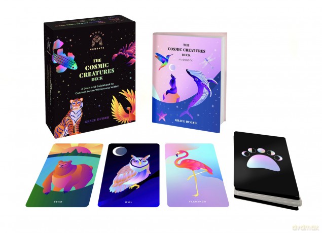 Mystic Mondays: The Cosmic Creatures Deck: A Deck and Guidebook to Connect to the Wilderness Within - Grace Duong [KSIĄŻKA]