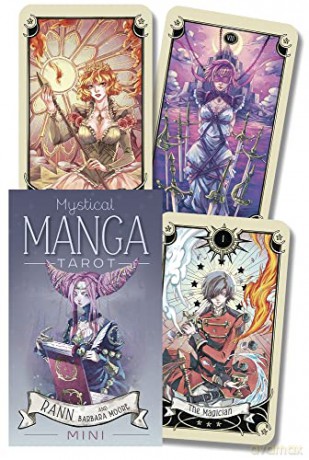 Mystical Manga Tarot Mini Deck - Barbara Moore [KSIĄŻKA]