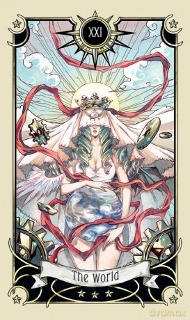 Mystical Manga Tarot Mini Deck - Barbara Moore [KSIĄŻKA]