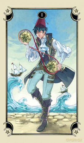 Mystical Manga Tarot Mini Deck - Barbara Moore [KSIĄŻKA]