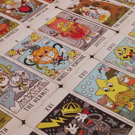 Mystical Medleys: A Vintage Cartoon Tarot - Nemons [KSIĄŻKA]